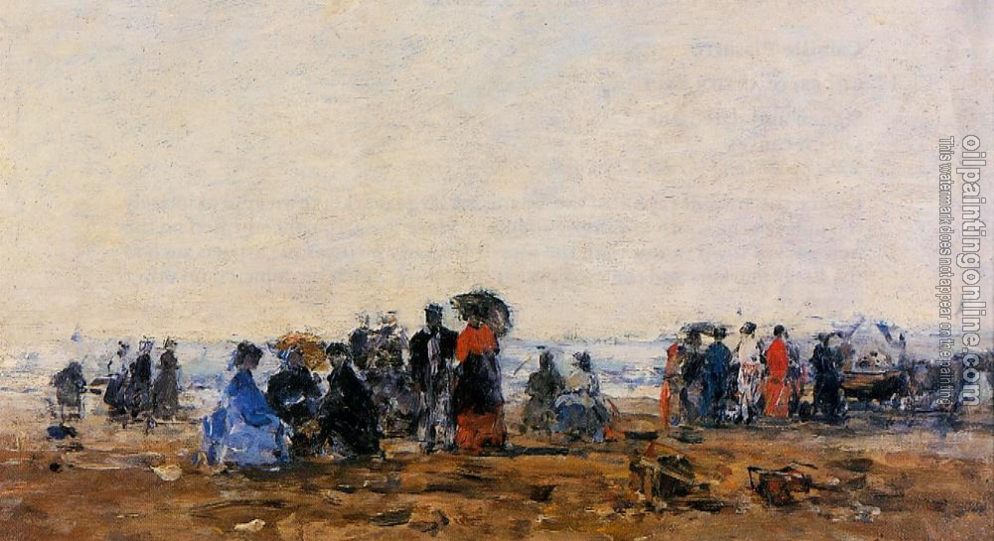 Boudin, Eugene - Beach Scene